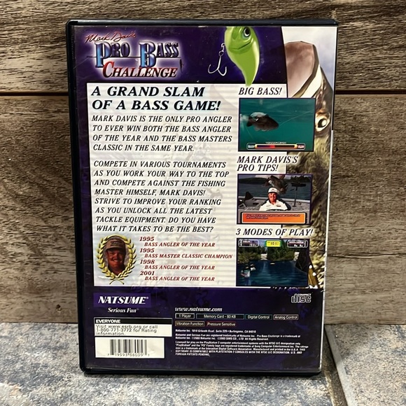5 for $40 - Mark Davis Pro Bass Challenge for the Sony  PlayStation 2 - Picture 4 of 4